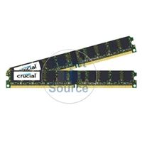 Crucial CT2KIT25672AV667 - 4GB 2x2GB DDR2 PC2-5300 ECC Registered 240-Pins Memory