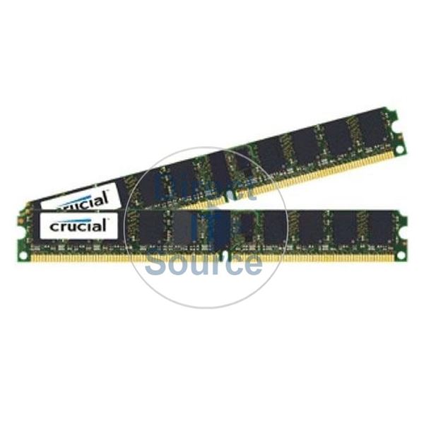 Crucial CT2KIT25672AV667 - 4GB 2x2GB DDR2 PC2-5300 ECC Registered 240-Pins Memory