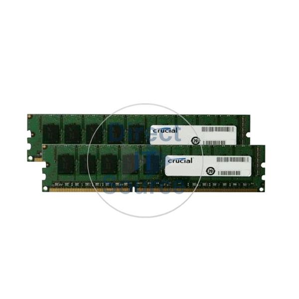 Crucial CT2KIT25672BA1067 - 4GB 2x2GB DDR3 PC3-8500 ECC Unbuffered 240-Pins Memory