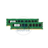 Crucial CT2KIT25672BA1339 - 4GB 2x2GB DDR3 PC3-10600 ECC Unbuffered 240-Pins Memory