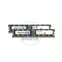 Crucial CT2KIT3264Z335 - 512MB 2x256MB DDR PC-2700 Non-ECC Unbuffered 184-Pins Memory