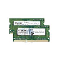 Crucial CT2KIT51264BF160BJ - 8GB 2x4GB DDR3 PC3-12800 Non-ECC Unbuffered 204-Pins Memory