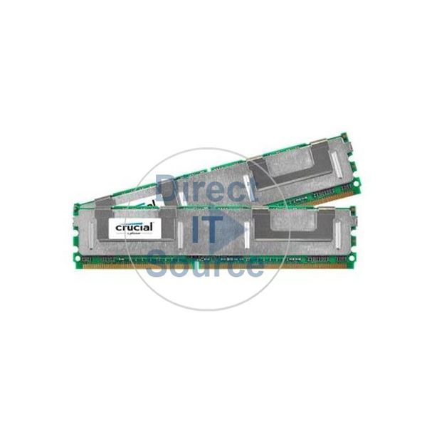 Crucial CT2KIT51272AQ667 - 8GB 2x4GB DDR2 PC2-5300 ECC Fully Buffered Memory
