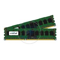Crucial CT2KIT51272BB160B - 8GB 2x4GB DDR3 PC3-12800 ECC Registered 240-Pins Memory