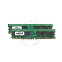 Crucial CT2KIT6464AA80E - 1GB 2x512MB DDR2 PC2-6400 240-Pins Memory
