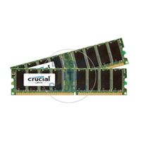 Crucial CT2KIT6464Z335 - 1GB 2x512MB DDR PC-2700 Non-ECC Unbuffered Memory