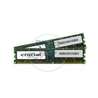 Crucial CT2KIT6472Y335 - 1GB 2x512MB DDR PC-2700 ECC Registered 184-Pins Memory