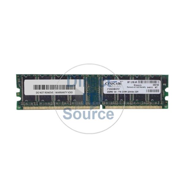Crucial CT3264Z40B - 256MB DDR PC-3200 Memory