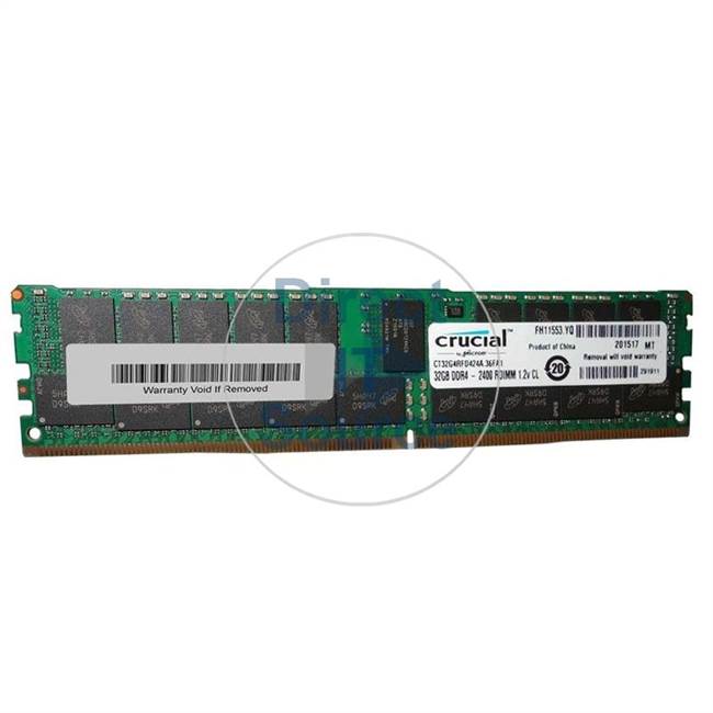 Crucial CT32G4RFD424A.36FA1 - 32GB DDR4 PC4-19200 ECC Registered Memory