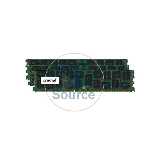 Crucial CT3K32G3ERSLQ41339 - 96GB 3x32GB DDR3 PC3-10600 ECC Registered 240-Pins Memory