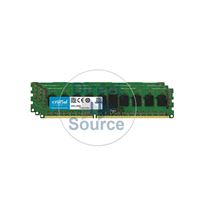 Crucial CT3K4G3ERSLD8160B - 12GB 3x4GB DDR3 PC3-12800 ECC Registered 240-Pins Memory