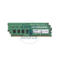 Crucial CT3KIT25664BA1067 - 6GB 3x2GB DDR3 PC3-8500 240-Pins Memory