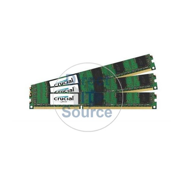 Crucial CT3KIT25672BV1339 - 6GB 3x2GB DDR3 PC3-10600 ECC Registered Memory