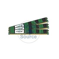 Crucial CT3KIT25672BV1339S - 6GB 3x2GB DDR3 PC3-10600 ECC Registered 240-Pins Memory