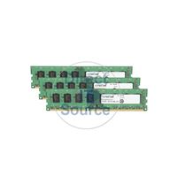 Crucial CT3KIT51264BA1339 - 12GB 3x4GB DDR3 PC3-10600 Non-ECC Unbuffered 240-Pins Memory