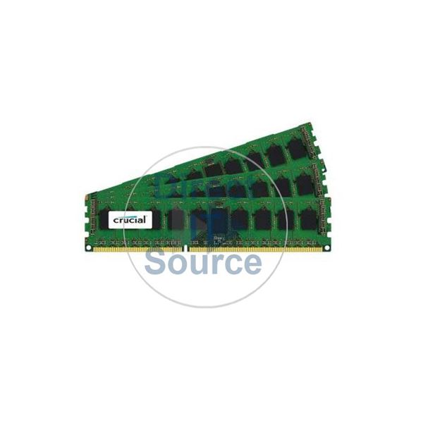 Crucial CT3KIT51272BB1067 - 12GB 3x4GB DDR3 PC3-8500 ECC Registered Memory