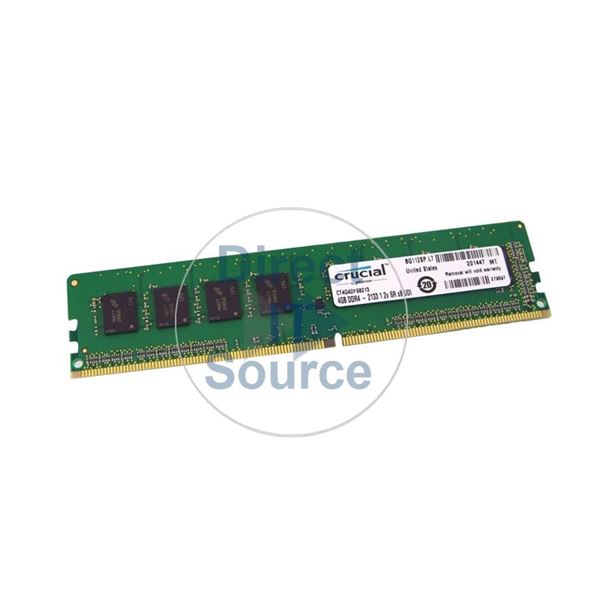 Crucial CT4G4DFS8213 - 4GB DDR4 PC4-17000 Non-ECC Unbuffered 288-Pins Memory