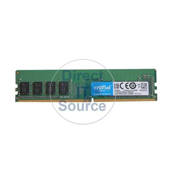 Crucial CT4G4DFS824A.C8FBD2 - 4GB DDR4 PC4-19200 Non-ECC Unbuffered 288-Pins Memory