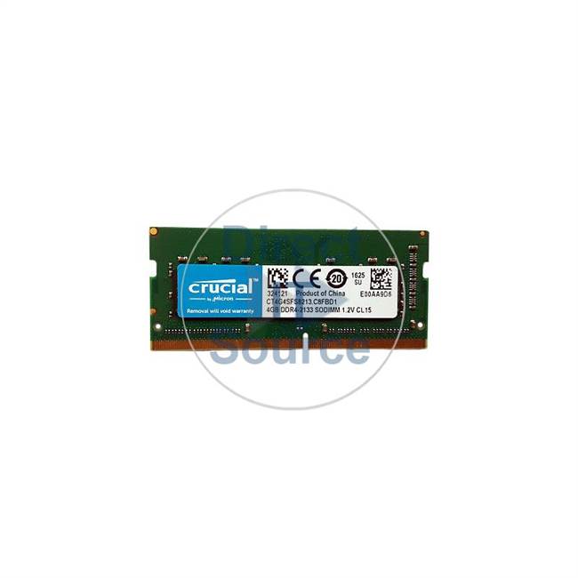 Crucial CT4G4SFS8213.C8FBD1 - 4GB DDR4 PC4-17000 Non-ECC Unbuffered Memory