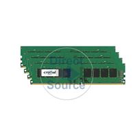 Crucial CT4K16G4DFD824A - 64GB 4x16GB DDR4 PC4-19200 Non-ECC Unbuffered 288-Pins Memory