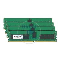 Crucial CT4K16G4RFD824A - 64GB 4x16GB DDR4 PC4-19200 ECC Registered 288-Pins Memory