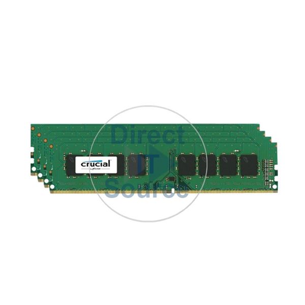 Crucial CT4K8G4DFD8213 - 32GB 4x8GB DDR4 PC4-17000 Non-ECC Unbuffered 288-Pins Memory