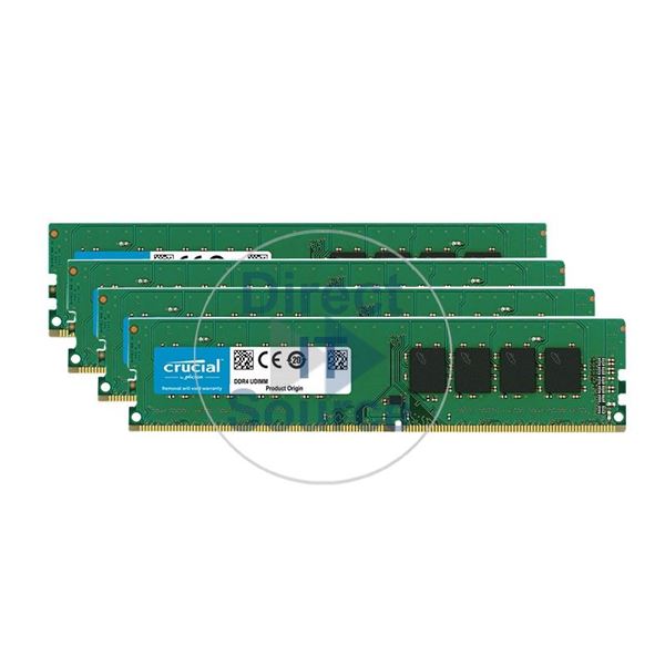 Crucial CT4K8G4DFS8266 - 32GB 4x8GB DDR4 PC4-21300 Non-ECC Unbuffered 288-Pins Memory