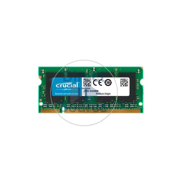 Crucial CT51264AC667.M16FA - 4GB DDR2 PC2-5300 Non-ECC Unbuffered 200-Pins Memory