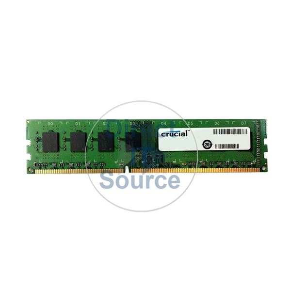 Crucial CT51264BA1339.C16F1R - 4GB DDR3 PC3-10600 Non-ECC Unbuffered 240-Pins Memory
