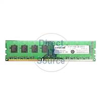 Crucial CT51264BA1339.C16FER2 - 4GB DDR3 PC3-10600 Non-ECC Unbuffered 240-Pins Memory