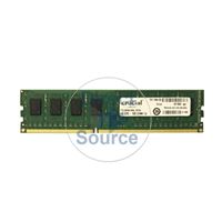 Crucial CT51264BA160BJ.C8FND - 4GB DDR3 PC3-12800 Non-ECC Unbuffered 240-Pins Memory