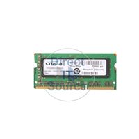 Crucial CT51264BC1339 - 4GB DDR3 PC3-10600 Non-ECC Unbuffered 204-Pins Memory