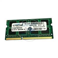 Crucial CT51264BF160B.M16FKD - 4GB DDR3 PC3-12800 204-Pins Memory