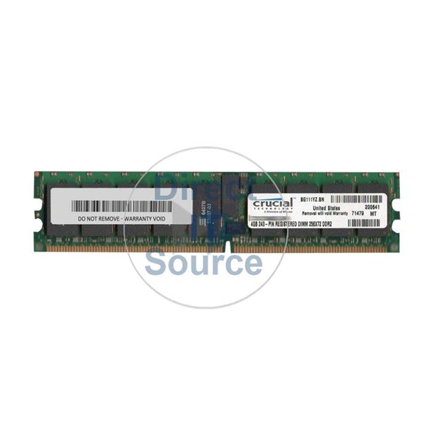 Crucial CT51272AB53E - 4GB DDR2 PC2-4200 ECC Registered Memory