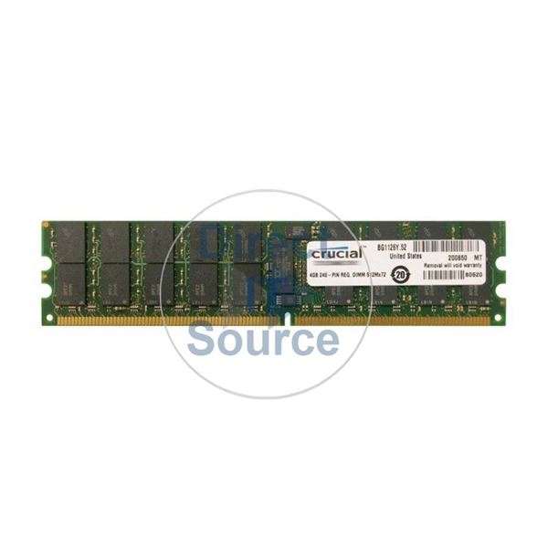 Crucial CT51272AB667 - 4GB DDR2 PC2-5300 ECC Registered Memory