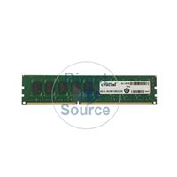Crucial CT51272BA1339.M18FMR - 4GB DDR3 PC3-10600 ECC 240-Pins Memory