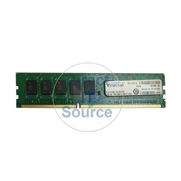 Crucial CT51272BA1339.M18FR - 4GB DDR3 PC3-10600 ECC Unbuffered 240-Pins Memory