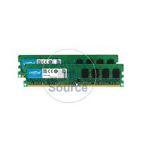 Crucial CT577447 - 2GB 2x1GB DDR2 PC2-5300 Non-ECC Unbuffered 240-Pins Memory