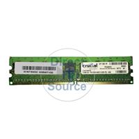 Crucial CT6472AA53E - 512MB DDR2 PC2-4200 ECC Unbuffered 240-Pins Memory