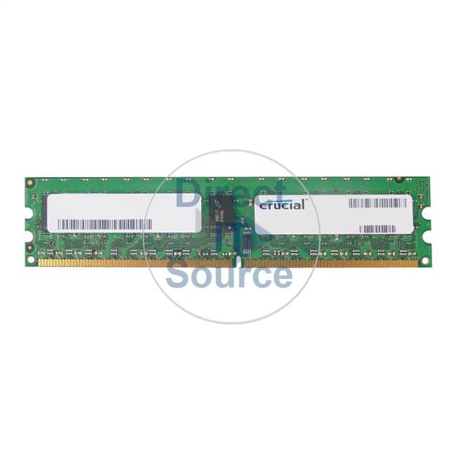 Crucial CT6472AA667.9FD - 512MB DDR2 PC2-5300 ECC Unbuffered 240-Pins Memory