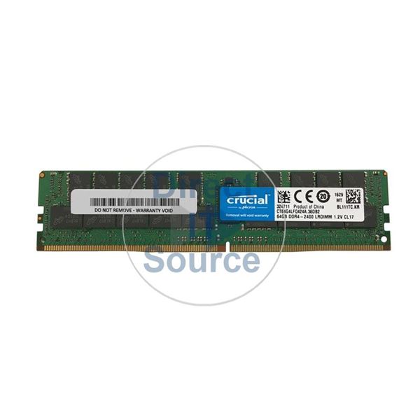 Crucial CT64G4LFQ424A.36DB2 - 64GB DDR4 PC4-19200 ECC Load Reduced 288-Pins Memory