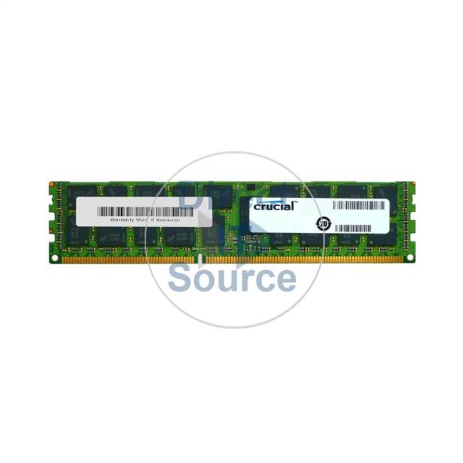 Crucial CT8G3ERSDD4160B.18FED - 8GB DDR3 PC3-12800 ECC Registered 240-Pins Memory