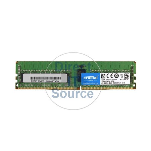 Crucial CT8G4RFS424A.18FB1 - 8GB DDR4 PC4-19200 ECC Registered 288-Pins Memory