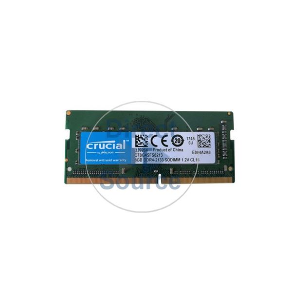 Crucial CT8G4SFS8213 - 8GB DDR4 PC4-17000 Non-ECC Unbuffered 260-Pins Memory