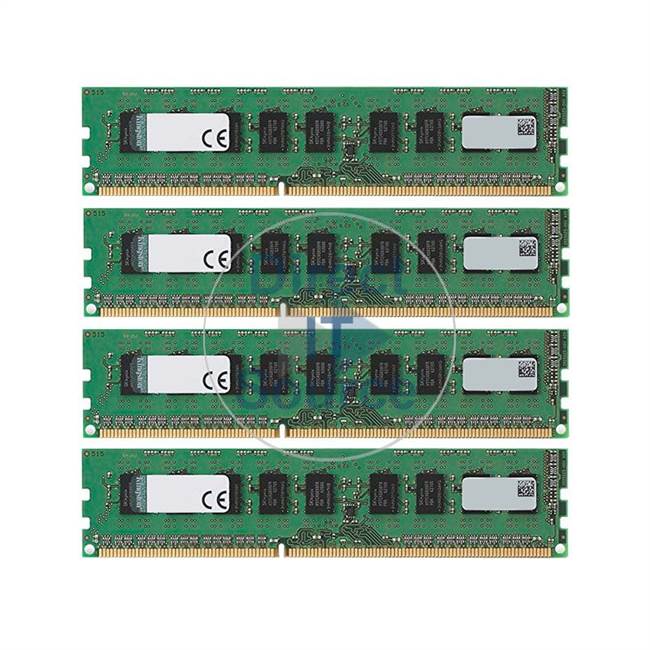 Kingston D51272K110K4 - 16GB 4x4GB DDR3 PC3-12800 ECC Unbuffered 240-Pins Memory