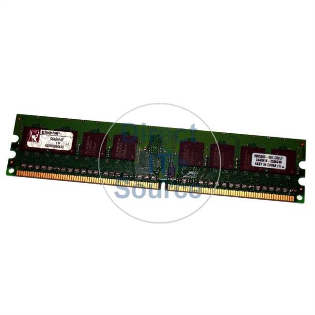 Kingston D6464E40 - 512MB DDR2 PC2-4200 Non-ECC Unbuffered 240-Pins Memory