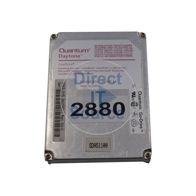 Quantum DA25S011 - 250MB SCSI 2.5" Hard Drive