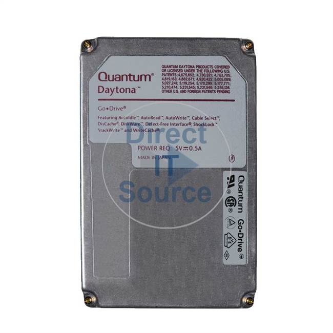Quantum DA51S011 - 514MB 4.5K SCSI 2.5" Hard Drive