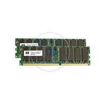 HP DE973AV - 256MB 2x128MB DDR PC-2700 Non-ECC Unbuffered 184-Pins Memory