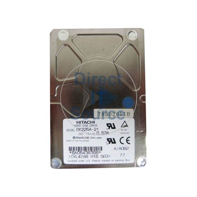 Hitachi DK225A-21 - 2.1GB 4.5K ATA-33 2.5" Cache Hard Drive